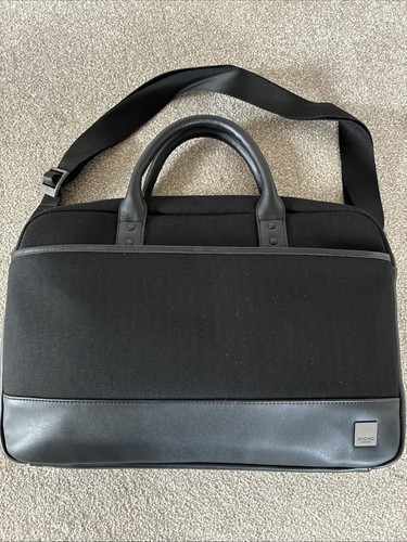 Black laptop bag - black,