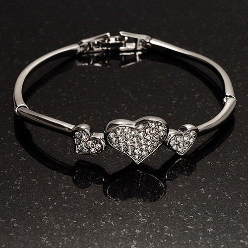 Delicate crystal heart - delicate,