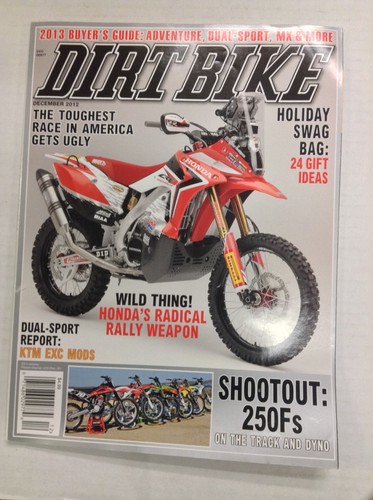 Dirt bike magazine - dirt, honda's