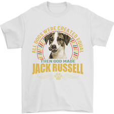 A Jack Russell Dog Mens T-Shirt 100% Cotton