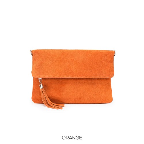 Fold over plain suede - over,