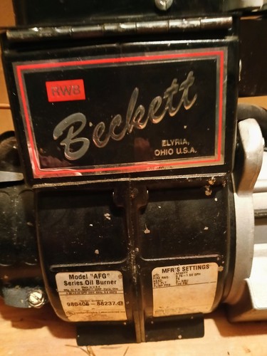 Beckett oil burner model - oil, afg