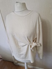 Papaya Tie Front Jumper. Size