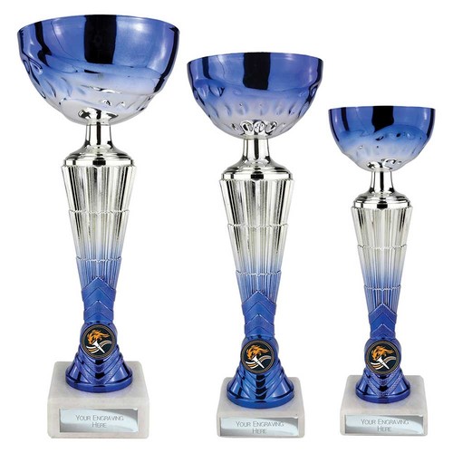 Hyper cup blue silver - blue/silver, trophy