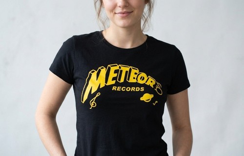 Meteor records shirt size - t-shirt,