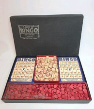 Vintage Milton Bradley BINGO 100 Card Set COMPLETE In Box 1933 RARE