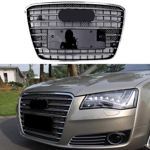 Black silver front bumper - silver,