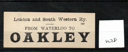 London south western railway - &,