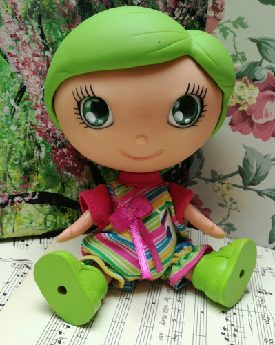 Green hair french - green,