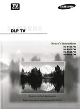 Samsung DLP TV Owners Manual