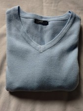 Cedarwood Men's V-neck Jumper Size L. Pit To Pit 22 " Good Condition