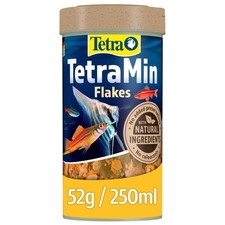 Tetra TetraMin 20g, 52g, 100g, 200g - Fish Flake Food for Tropical Aquarium Tank