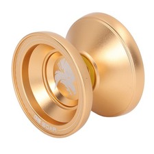 ・Aluminum Alloy YoYo Ball Unresponsive YoYo Golden YoYo With 3pcs String