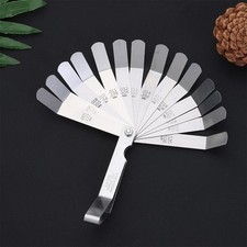 Stainless Steel Valve Offset 16 Blades Metric Feeler Gauge Gauge 100mm