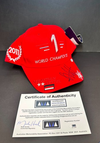 Sebastian vettel signed - sebastian,