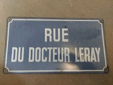 Vintage French Enamel Street