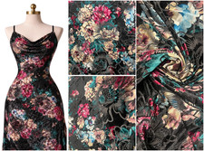 Printed Embossed Velvet Fabric