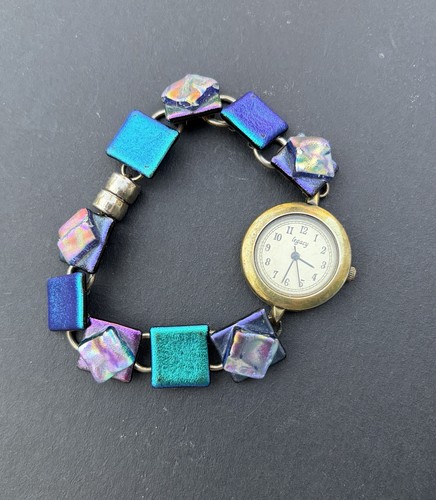 Dichroic link watch blue - dichroic,
