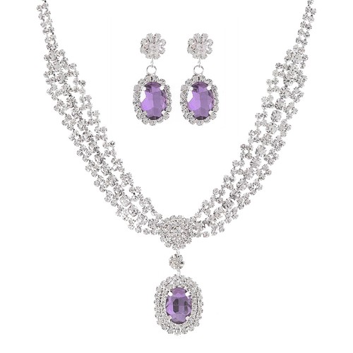 Luxury crystal necklace - luxury,