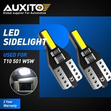 2PCS T10 501 SMD LED White Light Car Side Wedge Tail Light Lamp Bright