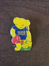 Marie Curie Teddy With Daffodils In Watercan Pin Lapel Badge    *29*