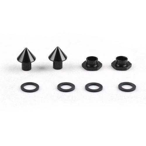Black rear window strut - window,