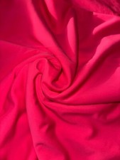 Flo pink nylon  Lycra Fabric