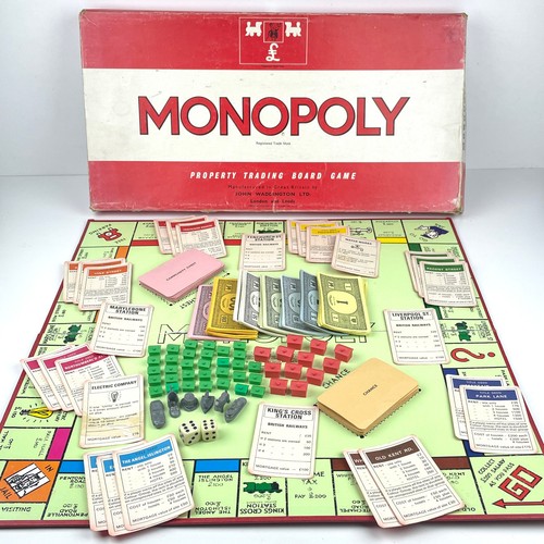 Vintage monopoly set - set, in