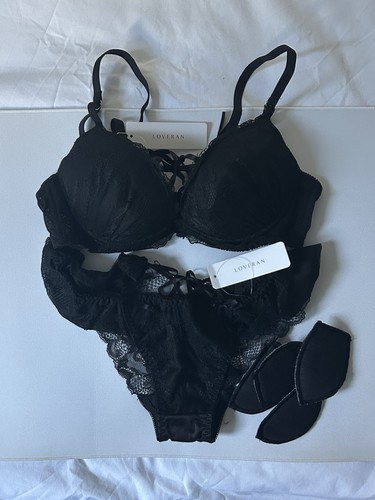 Japanese labyrinth black bra - japanese,