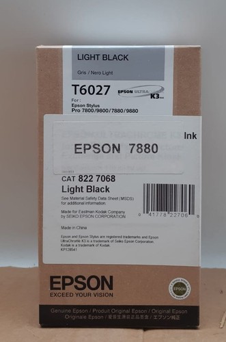 Epson t6027 ink - t6027, black