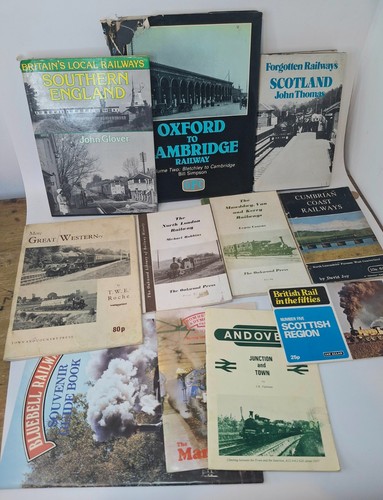 10x british railway books - british,
