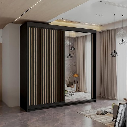 Royal sliding mirror wardrobe - sliding,