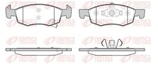 Brake pads Front Axle 1634.02