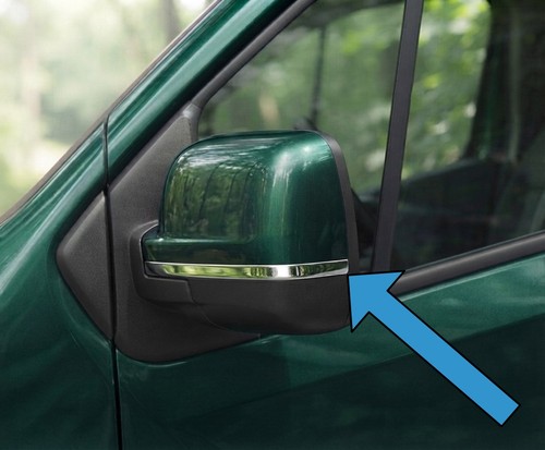 Chrome wing mirror trims - chrome,