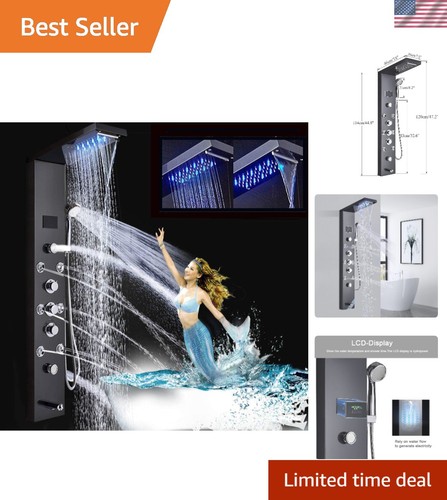 Contemporary shower panel - contemporary,