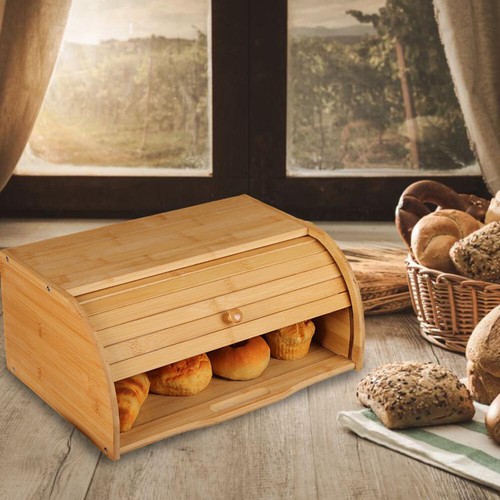 Large bread box roll - bread, bin