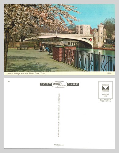 Postcard lendal bridge and - postcard,