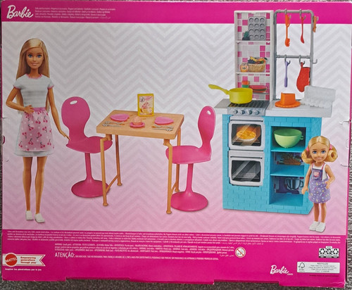 Barbie kitchen doll playset - barbie,