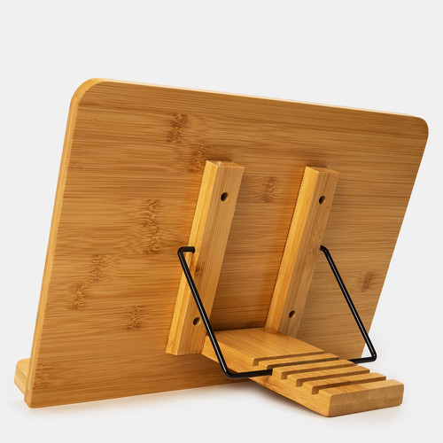 Book stand wooden bamboo - book,