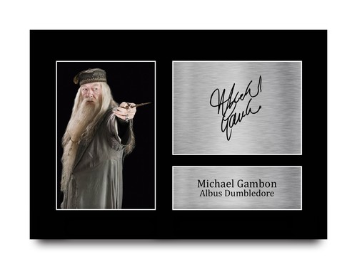 Michael gambon signed harry - gambon,