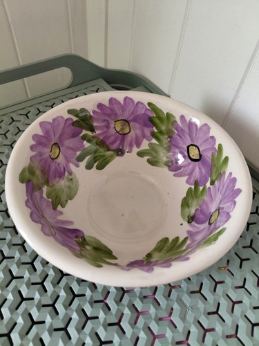Vintage hand painted - painted, ceramic
