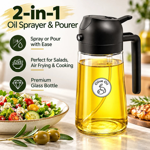 Oil dispenser and sprayer - oil,