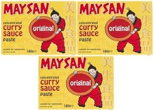 Maysan Original Curry Sauce Paste Concentrated 180g Pack of 3
