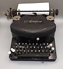 THE EMPIRE - 1908 ANTIQUE TYPEWRITER - WORKING ORDER (see video)