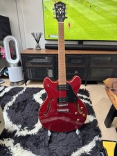 Washburn HB-30 Electric Guitar Cherry Red, Semi-Hollow