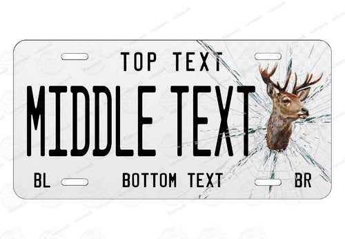 Deer broken glass custom - broken,