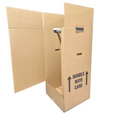 5 LARGE STRONG WARDROBE REMOVAL MOVING CARTONS BOXES WITH HANGING RAILS