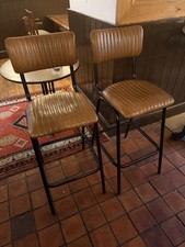 100% Leather Bar Stools –