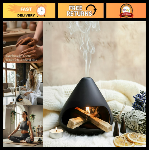 Handcrafted clay palo santo - handcrafted,
