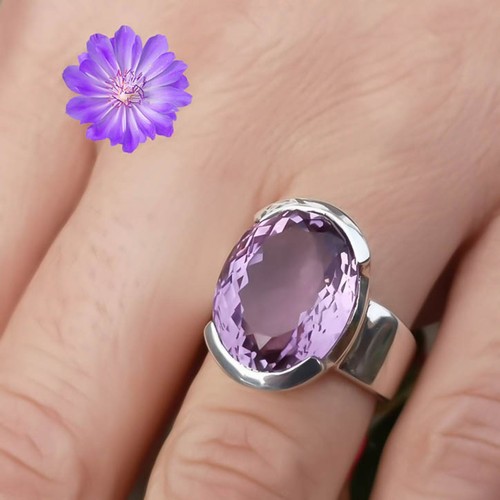 Amethyst gemstone 925 sterling - gemstone,